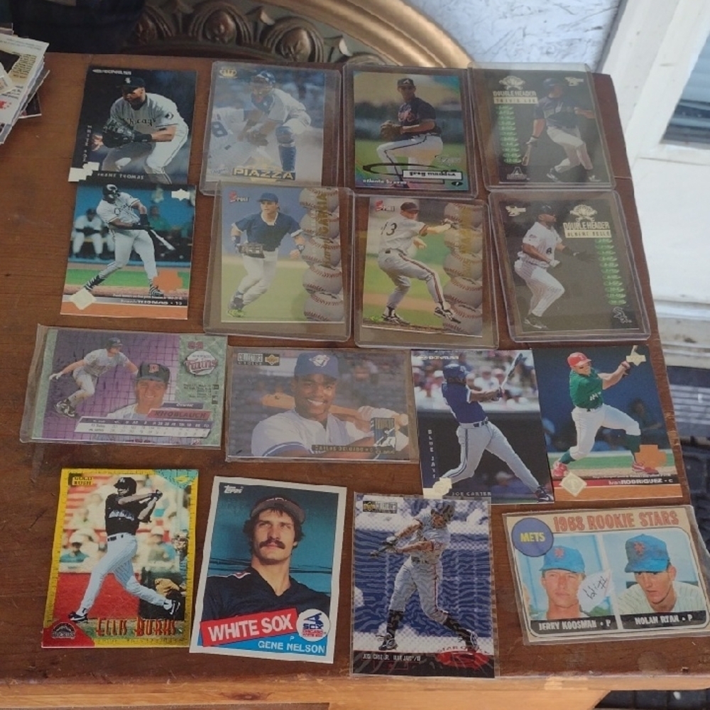 Assorted Baseball Trading Cards Collection